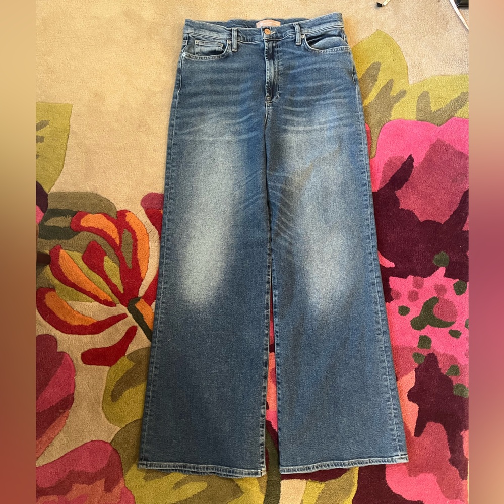 7 For All Mankind Blue Flare Jeans